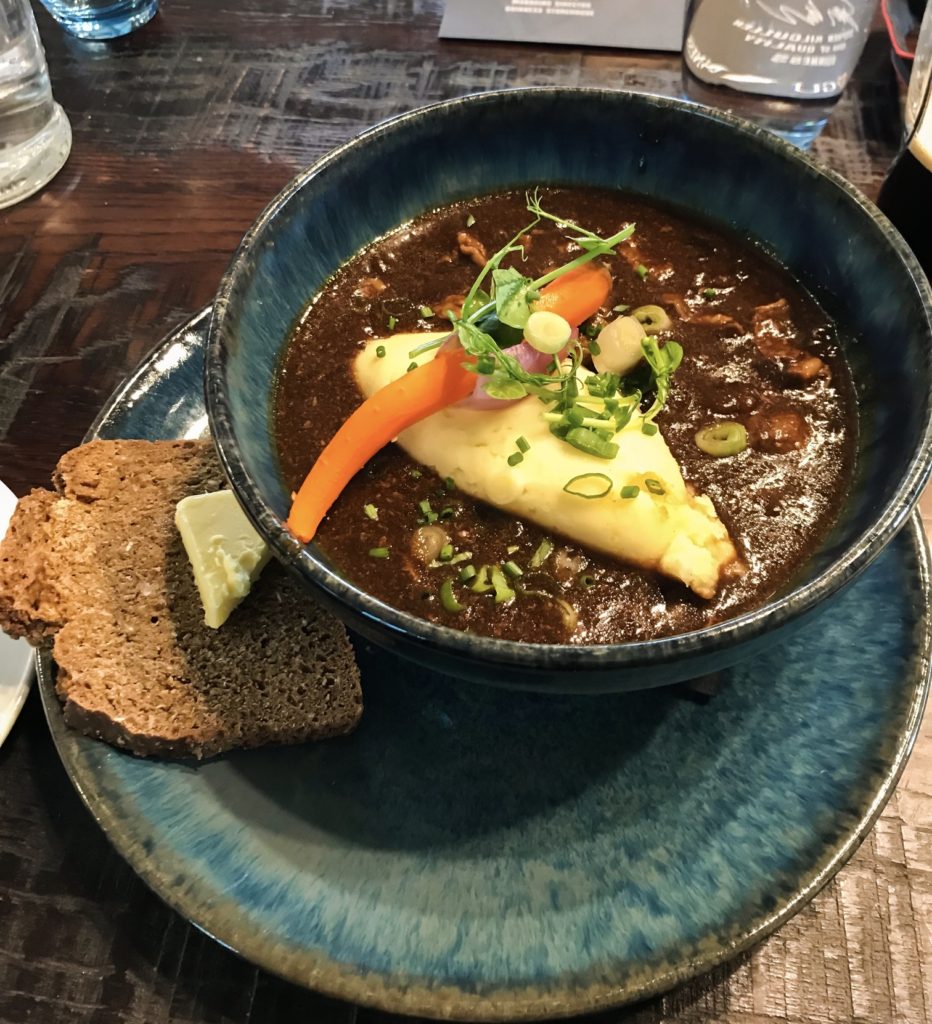 Beef and Guinness stew from 1837 Bar and Brasserie